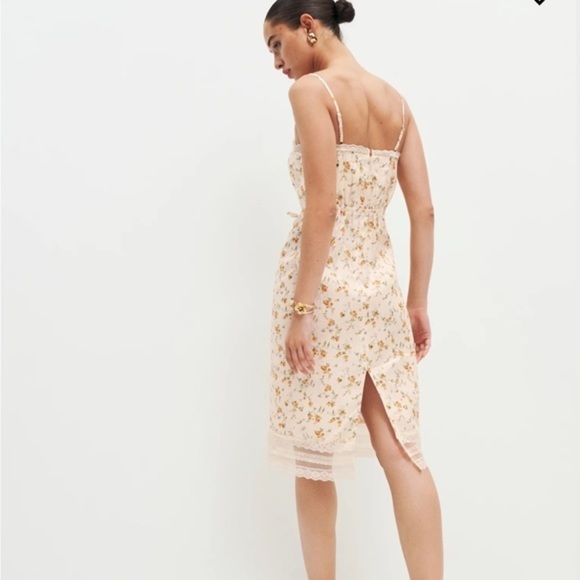 Reformation Neena Linen Dress in Julius *NWT* - Picture 3 of 7